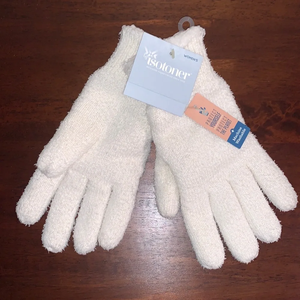ISOTONER BRAND NEW WITH TAGS FAUX FUR LINED GLOVES